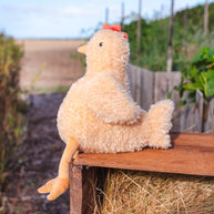 Harriet the Hen farm animal plush toy for babies