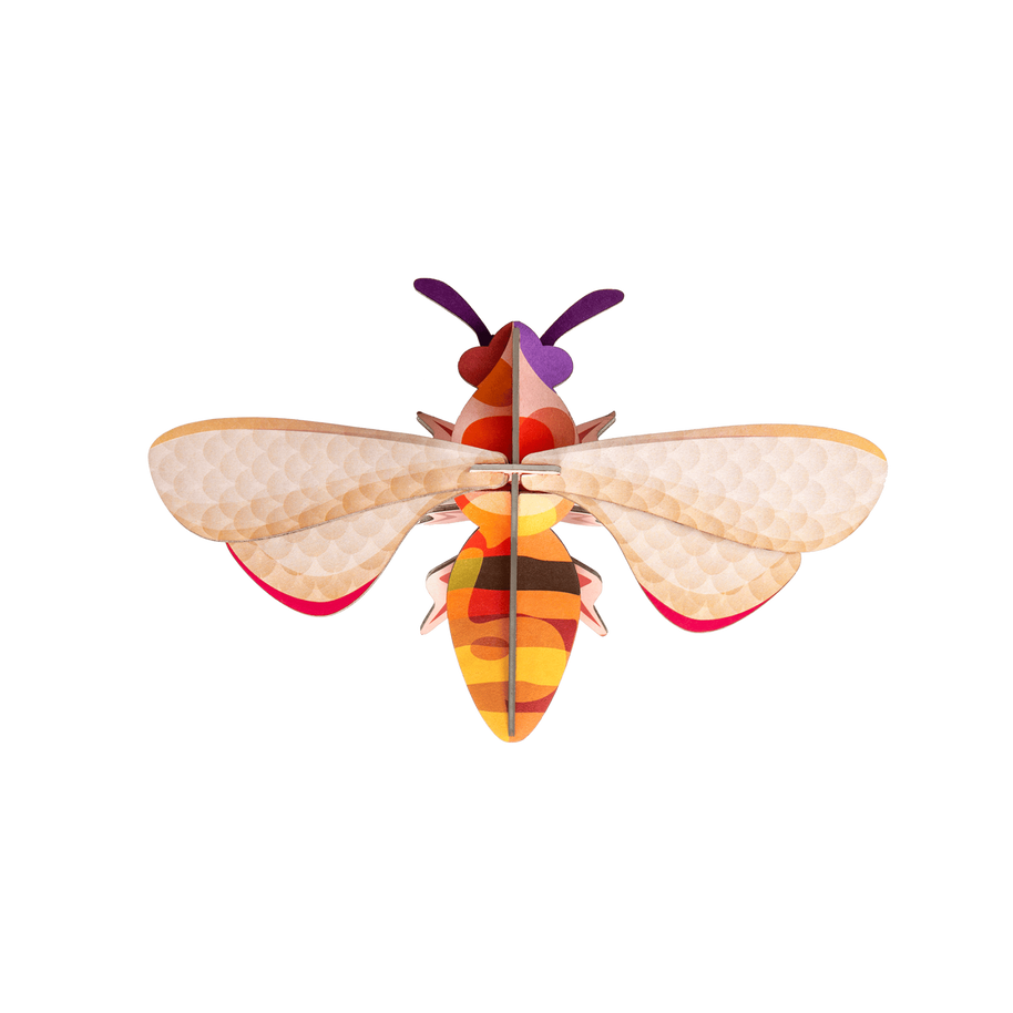 Build-your-own honey bee nature themed paper art