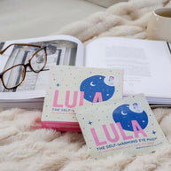 Lula self-care eye masks for sleep, stress relief, and tired eyes