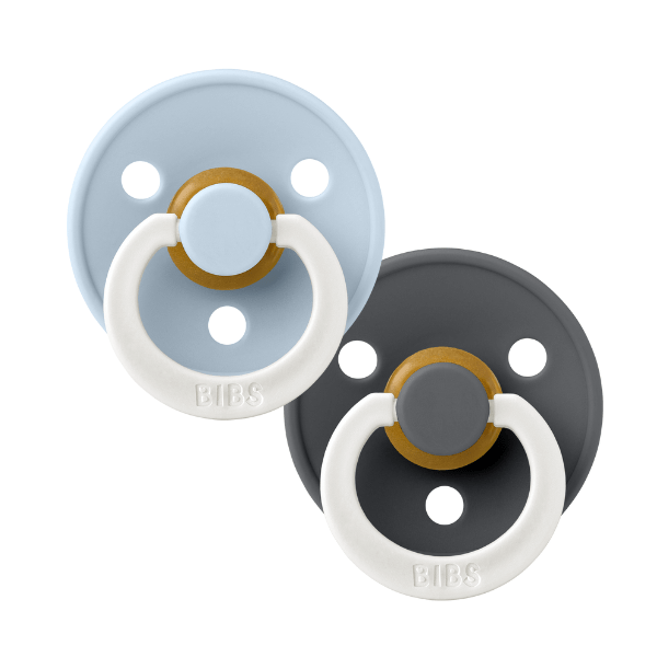 Glow in the dark baby pacifier with natural rubber latex nipple