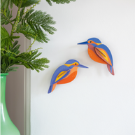 Studio Roof Kingfishers 3D paper wall art