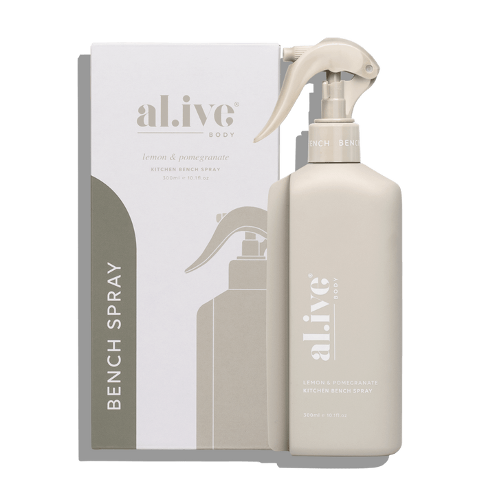 Al.ive Body Lemon & Pomegranate Kitchen Bench Spray (300 ml)