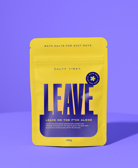 Leave Me the F**k Alone bath salts 100 g, Salty Vibes
