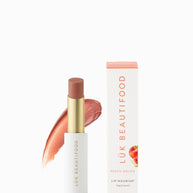 LÜK Beautifood Peach Melon Natural Lipstick tube
