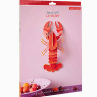 Recycled cardboard lobster wall decor by Studio Roof