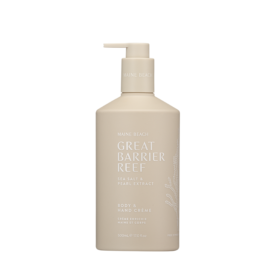 Great Barrier Reef Sea Salt Body & Hand Crème 500 ml Maine Beach
