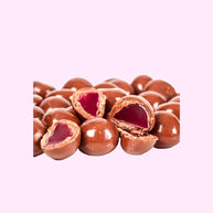 Freckleberry Milk Chocolate Coated Raspberries in 200g bag