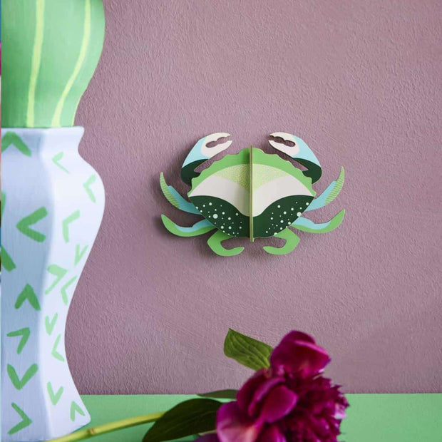 Studio Roof Mini Crab 3D paper wall art”