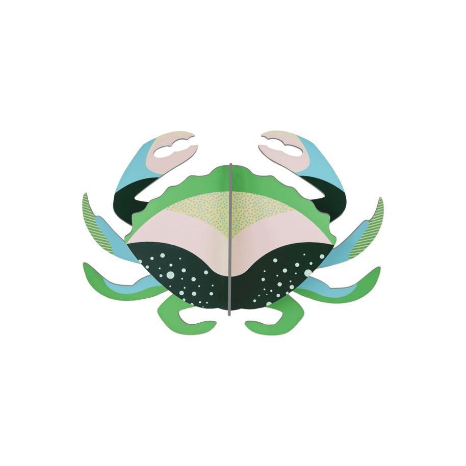 Build-your-own mini crab ocean themed paper art
