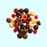 Freckleberry Mixed Chocolate Coated Raspberries 200g bag