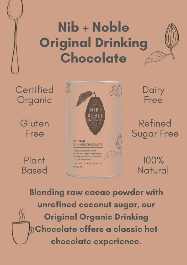 Vegan gluten free drinking chocolate — Nib and Noble Original