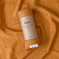 Organic Muslin Swaddle - Caramel