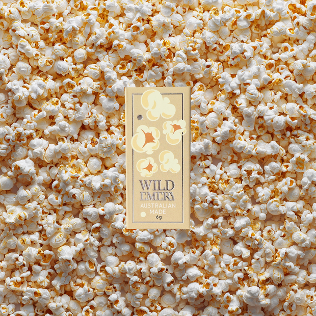 Wild Emery Popcorn Mini Lip Balm 6g cardboard tube