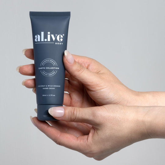 Al.ive Body Hand Cream – Coconut & Wild Orange (80 ml)