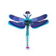 Build-your-own sapphire dragonfly nature themed paper art