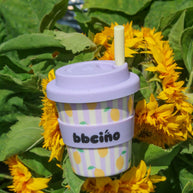 BBcino babycino cup with spill-resistant silicone lid
