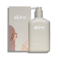al.ive body Sea Cotton & Coconut Hand & Body Lotion 500 ml pump bottle