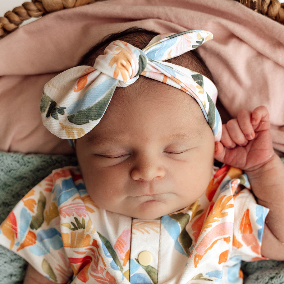 Organic Topknot - Summer Palm