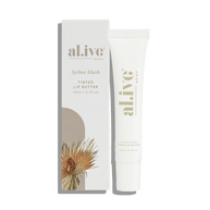 al.ive body Tinted Lip Butter Lychee Blush 15 ml tube
