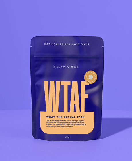 “What the Actual F-k bath salts 100g — Salty Vibes Co”