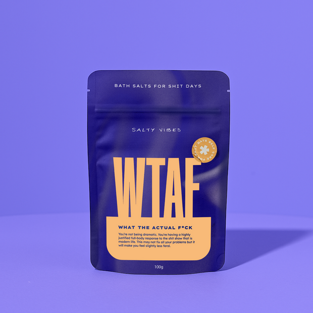 “What the Actual F-k bath salts 100g — Salty Vibes Co”